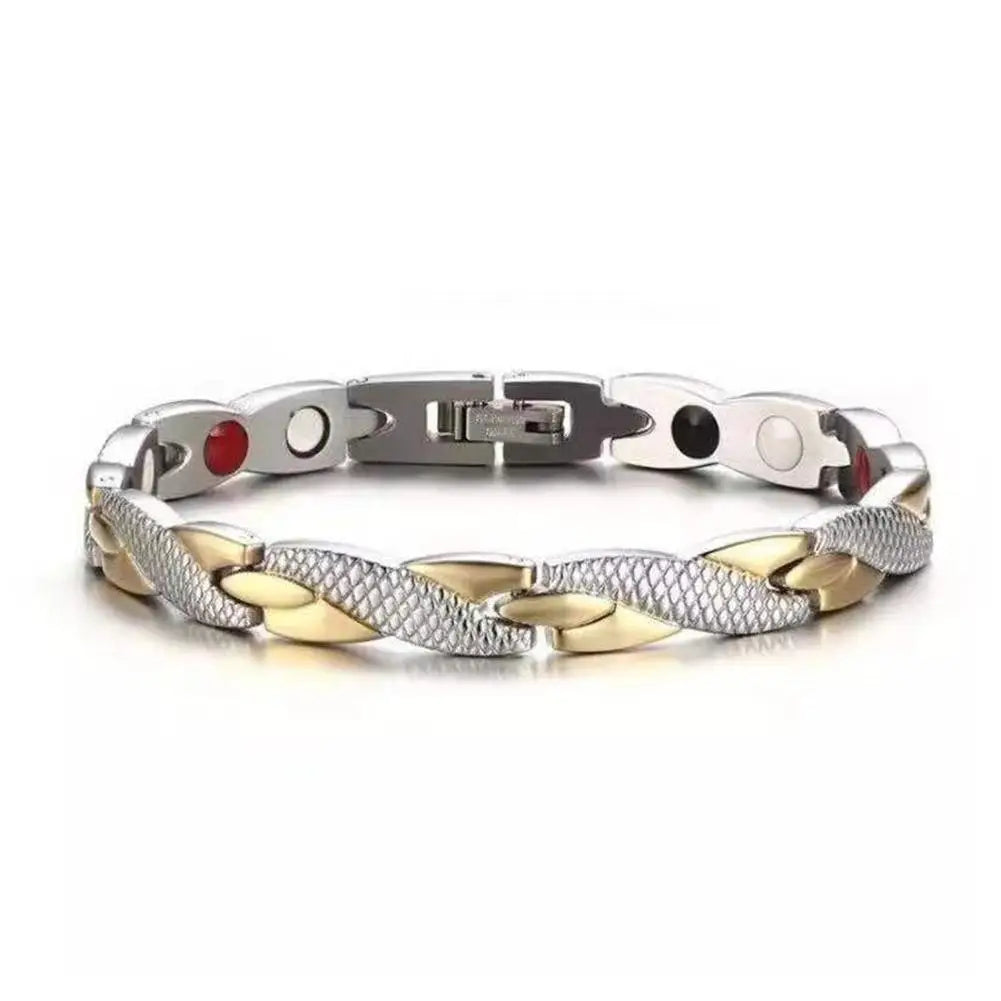 New Dragon Pattern Twisted Healthy Magnetic Magnet Bracelet for Women Power Therapy Magnets Bracelets Bangles for Women Men