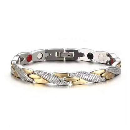New Dragon Pattern Twisted Healthy Magnetic Magnet Bracelet for Women Power Therapy Magnets Bracelets Bangles for Women Men