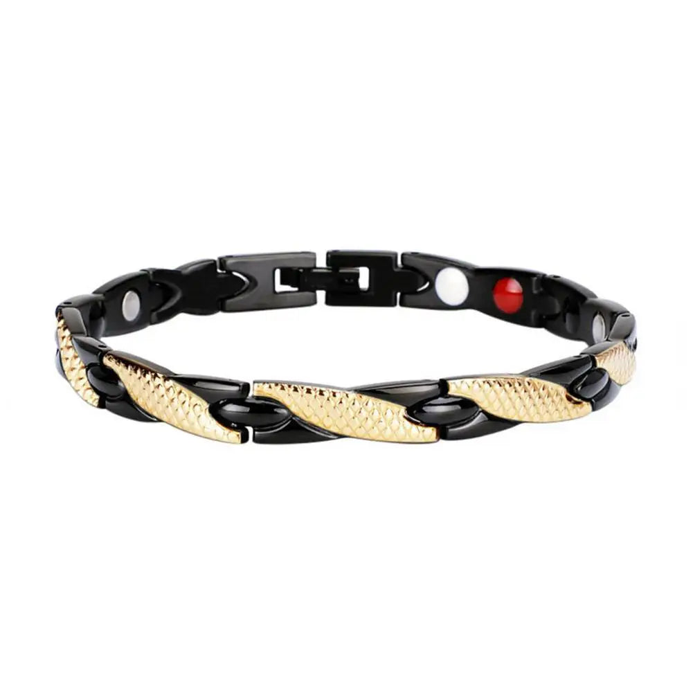 New Dragon Pattern Twisted Healthy Magnetic Magnet Bracelet for Women Power Therapy Magnets Bracelets Bangles for Women Men