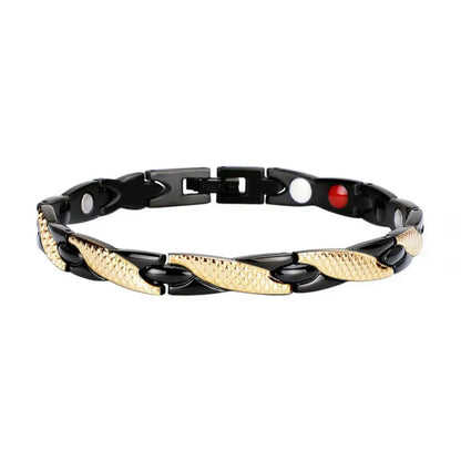 New Dragon Pattern Twisted Healthy Magnetic Magnet Bracelet for Women Power Therapy Magnets Bracelets Bangles for Women Men