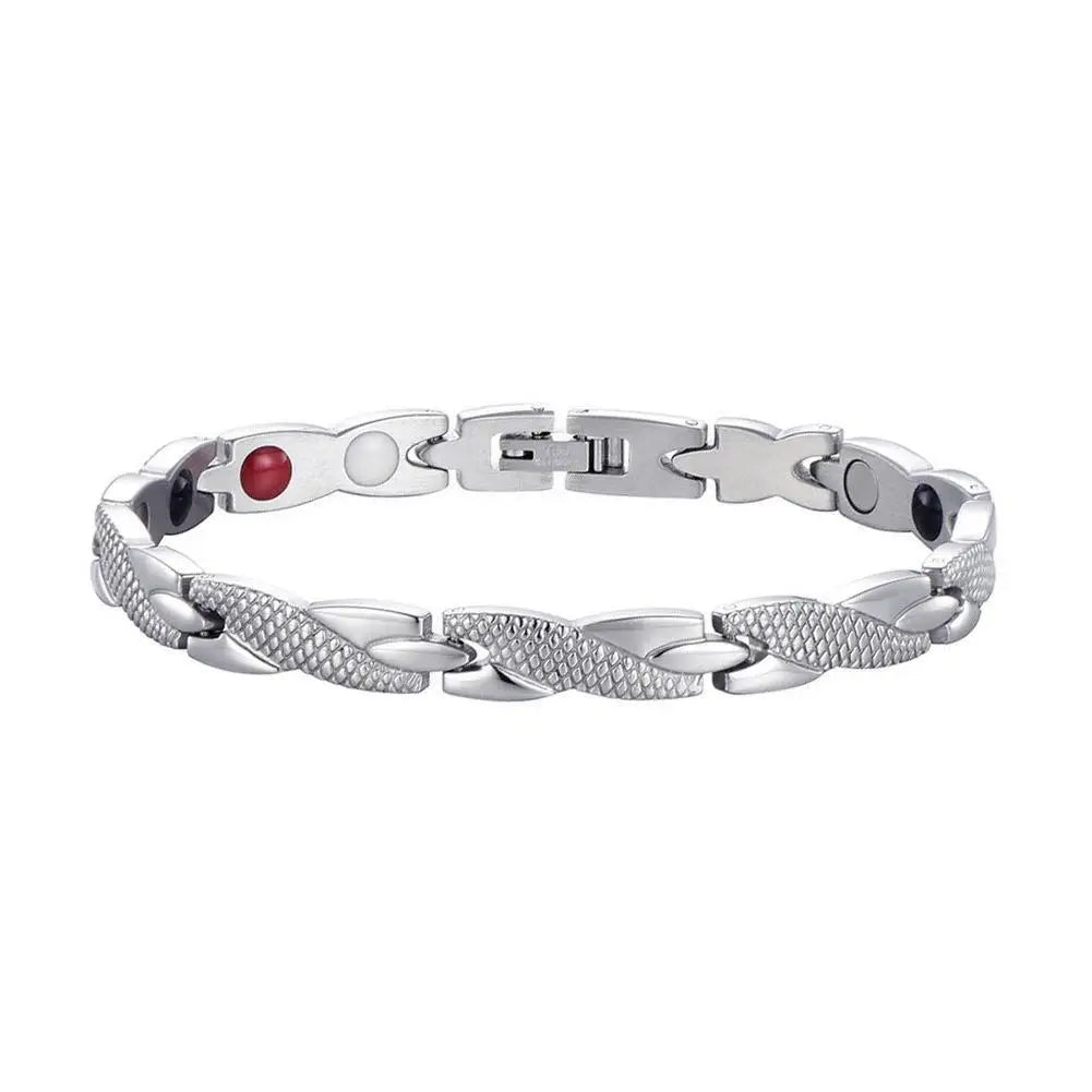 New Dragon Pattern Twisted Healthy Magnetic Magnet Bracelet for Women Power Therapy Magnets Bracelets Bangles for Women Men