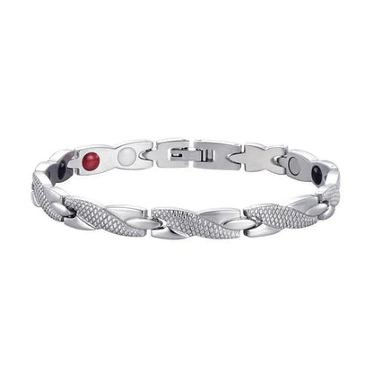 New Dragon Pattern Twisted Healthy Magnetic Magnet Bracelet for Women Power Therapy Magnets Bracelets Bangles for Women Men