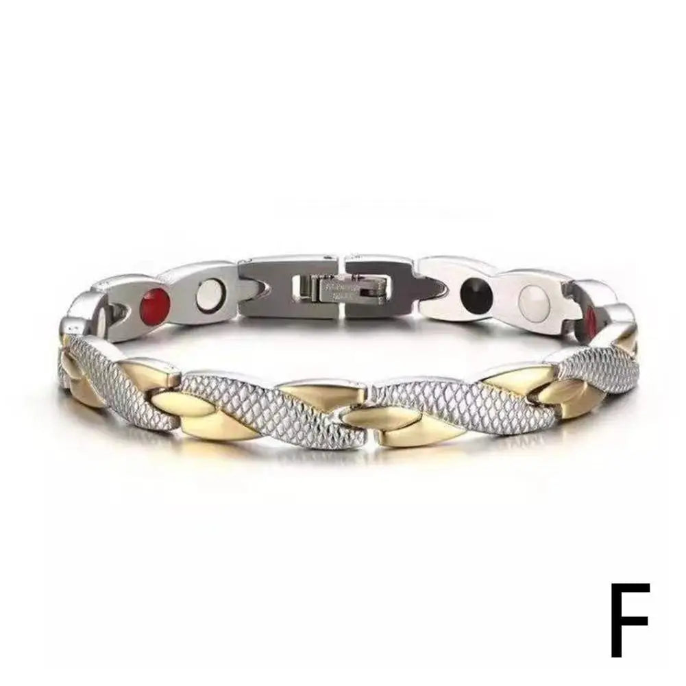 New Dragon Pattern Twisted Healthy Magnetic Magnet Bracelet for Women Power Therapy Magnets Bracelets Bangles for Women Men
