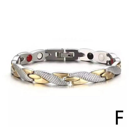 New Dragon Pattern Twisted Healthy Magnetic Magnet Bracelet for Women Power Therapy Magnets Bracelets Bangles for Women Men