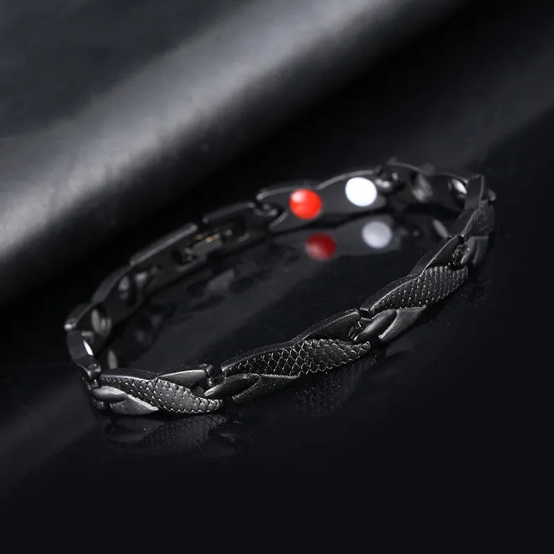 Unisex Magnetic Bracelet – Dragon Twist Therapy Bangle
