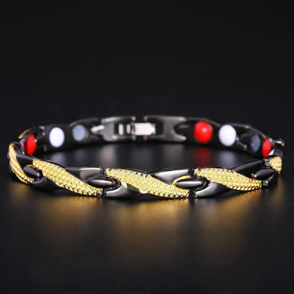 New Dragon Pattern Twisted Healthy Magnetic Magnet Bracelet for Women Power Therapy Magnets Bracelets Bangles for Women Men