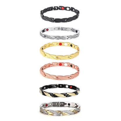 New Dragon Pattern Twisted Healthy Magnetic Magnet Bracelet for Women Power Therapy Magnets Bracelets Bangles for Women Men
