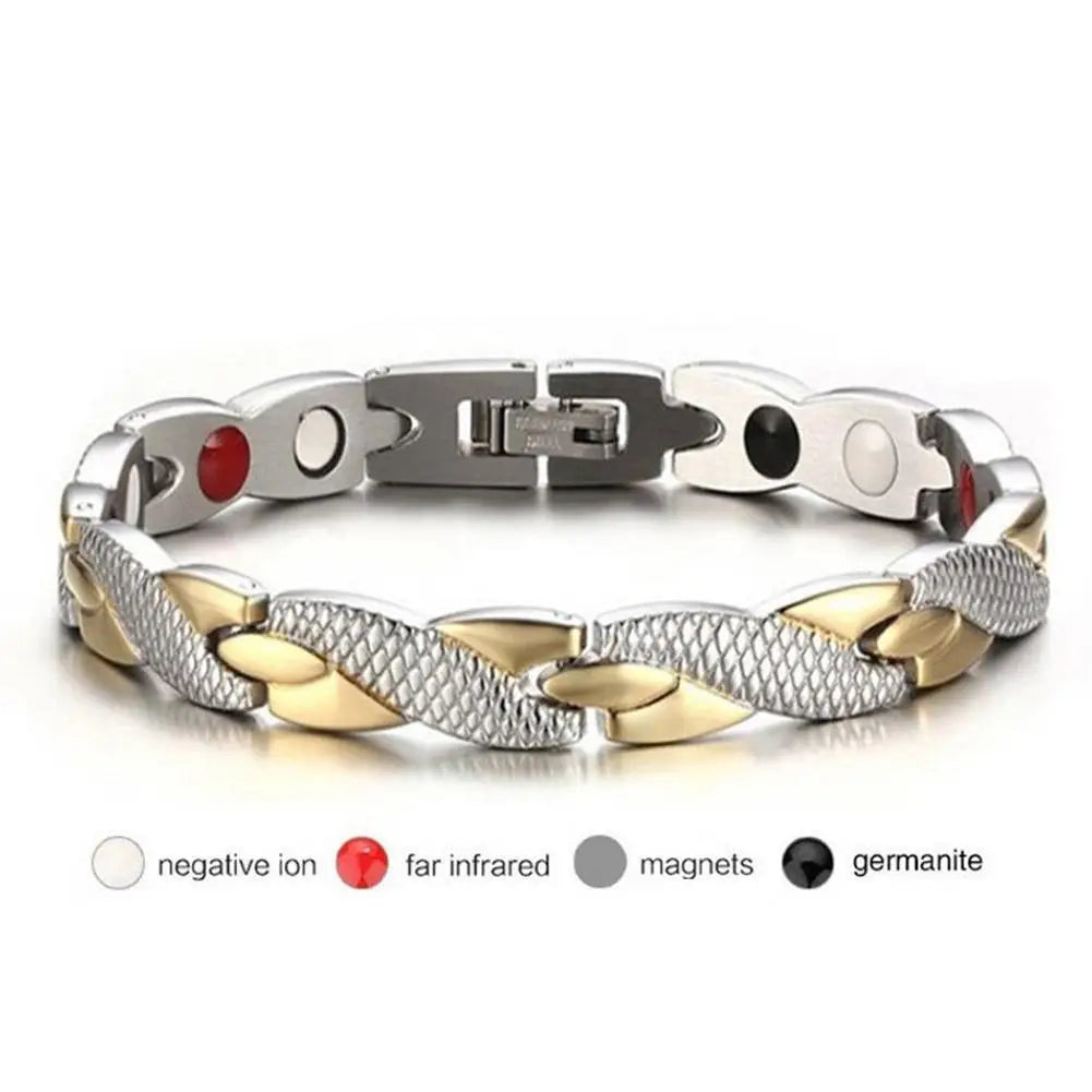 New Dragon Pattern Twisted Healthy Magnetic Magnet Bracelet for Women Power Therapy Magnets Bracelets Bangles for Women Men