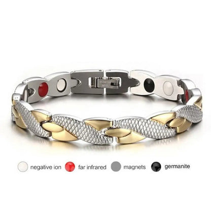 New Dragon Pattern Twisted Healthy Magnetic Magnet Bracelet for Women Power Therapy Magnets Bracelets Bangles for Women Men