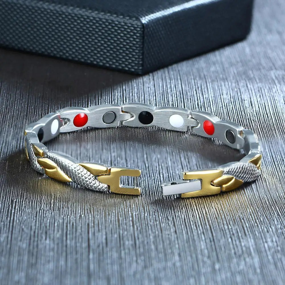 New Dragon Pattern Twisted Healthy Magnetic Magnet Bracelet for Women Power Therapy Magnets Bracelets Bangles for Women Men