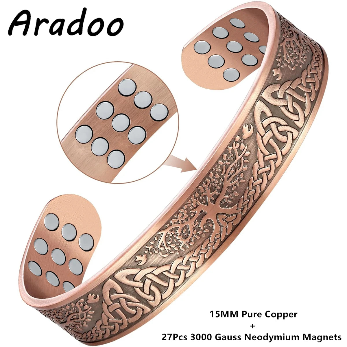 ARADOO Copper Magnetic Bracelet