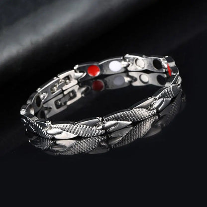 New Dragon Pattern Twisted Healthy Magnetic Magnet Bracelet for Women Power Therapy Magnets Bracelets Bangles for Women Men