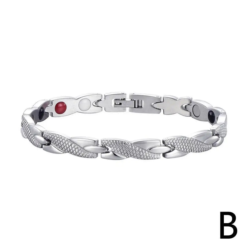 New Dragon Pattern Twisted Healthy Magnetic Magnet Bracelet for Women Power Therapy Magnets Bracelets Bangles for Women Men