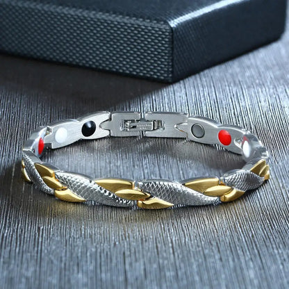 New Dragon Pattern Twisted Healthy Magnetic Magnet Bracelet for Women Power Therapy Magnets Bracelets Bangles for Women Men