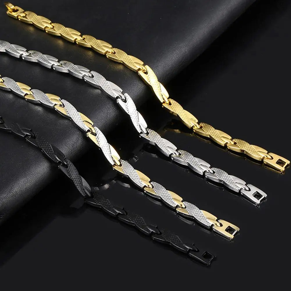 New Dragon Pattern Twisted Healthy Magnetic Magnet Bracelet for Women Power Therapy Magnets Bracelets Bangles for Women Men